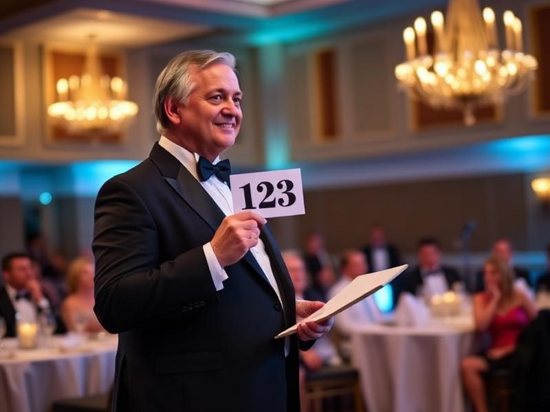 Auction paddle